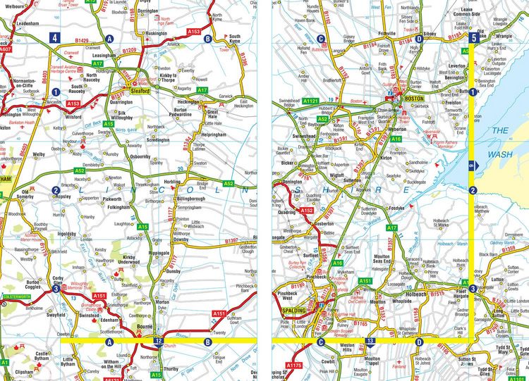 Produktbild: Eastern England A-Z Road Atlas