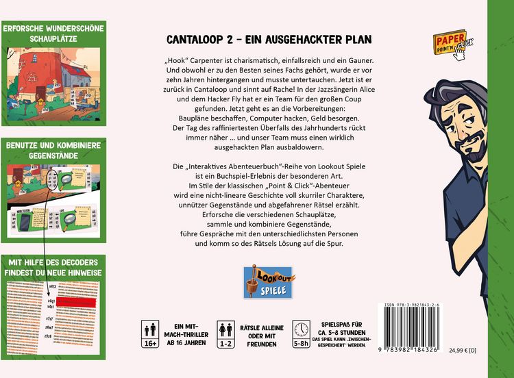 Produktbild: Cantaloop Buch 2 Ein ausgehackter Plan