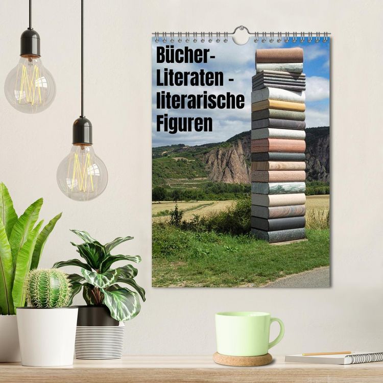 Produktbild: B&uuml;cher, Literaten, literarische Figuren (Wandkalender 2026 DIN A4 hoch), CALVENDO Monatskalender