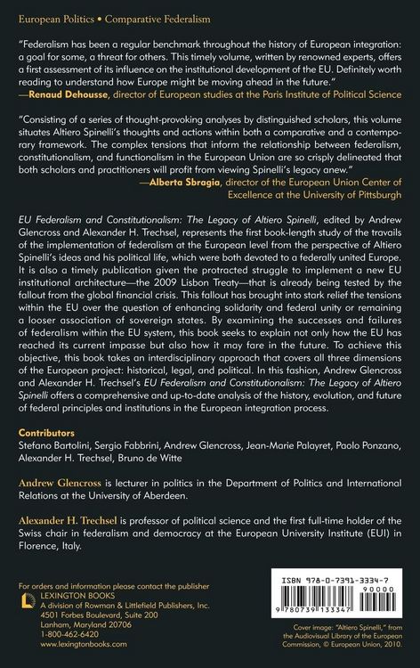 Produktbild: EU Federalism and Constitutionalism