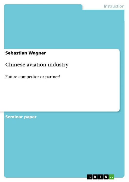 Produktbild: Chinese aviation industry