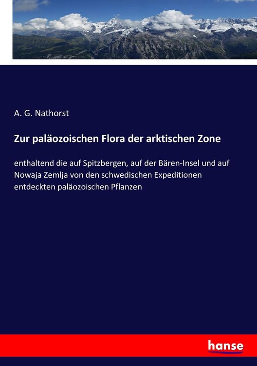 Produktbild: Zur pal&auml;ozoischen Flora der arktischen Zone