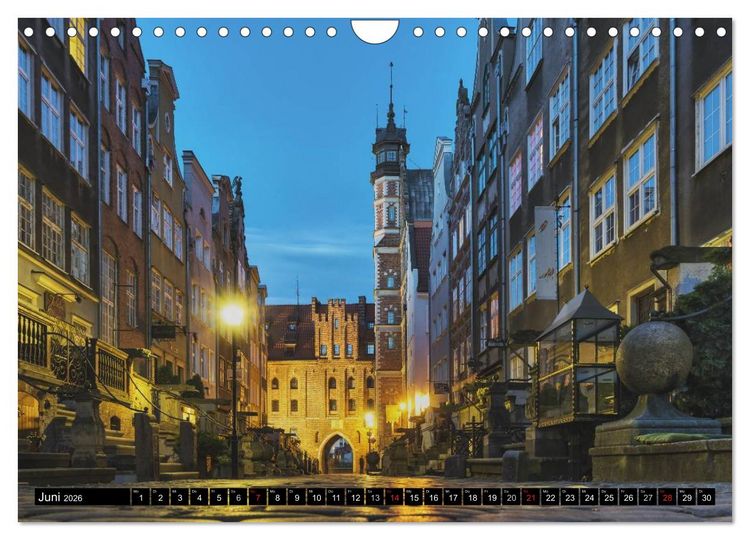 Produktbild: Ein Wochenende in Danzig (Wandkalender 2026 DIN A4 quer), CALVENDO Monatskalender