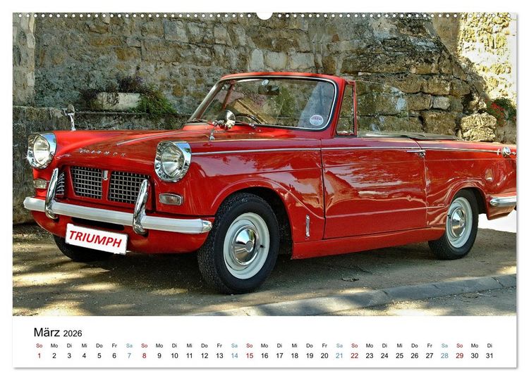 Produktbild: Autos der 70er (hochwertiger Premium Wandkalender 2026 DIN A2 quer), Kunstdruck in Hochglanz