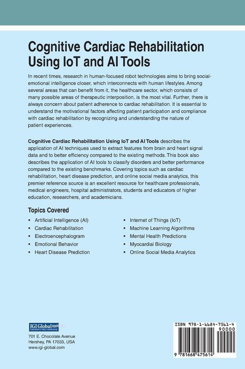 Produktbild: Cognitive Cardiac Rehabilitation Using IoT and AI Tools