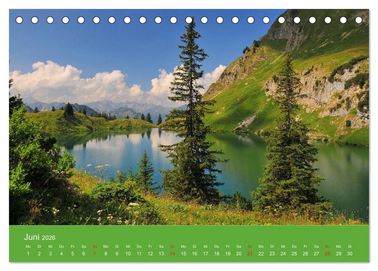 Produktbild: Romantisches Allg&auml;u (Tischkalender 2026 DIN A5 quer), CALVENDO Monatskalender