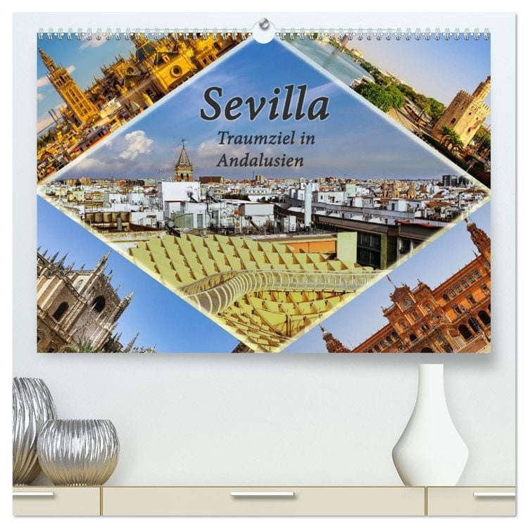 Produktbild: Sevilla - Traumziel in Andalusien (hochwertiger Premium Wandkalender 2026 DIN A2 quer), Kunstdruck in Hochglanz