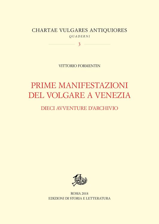 Produktbild: Prime manifestazioni del volgare a Venezia