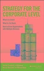 Produktbild: Strategy for the Corporate Level