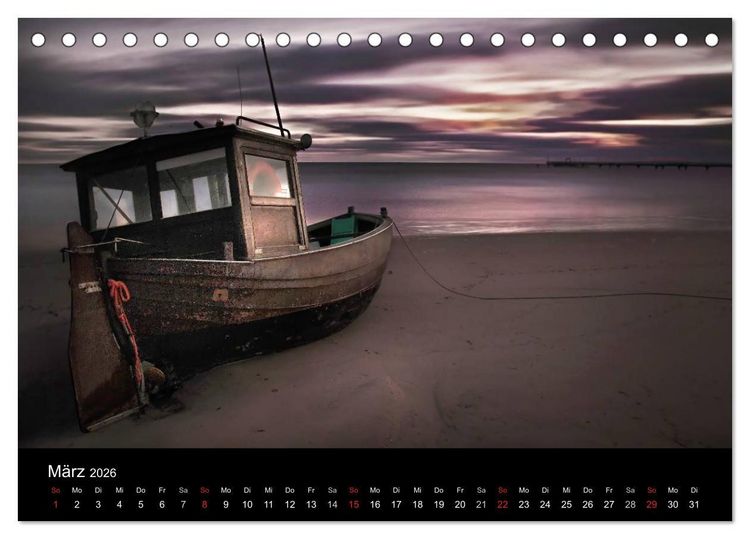 Produktbild: Usedom 2026 Rendezvous zwischen Ahlbeck und Heringsdorf (Tischkalender 2026 DIN A5 quer), CALVENDO Monatskalender