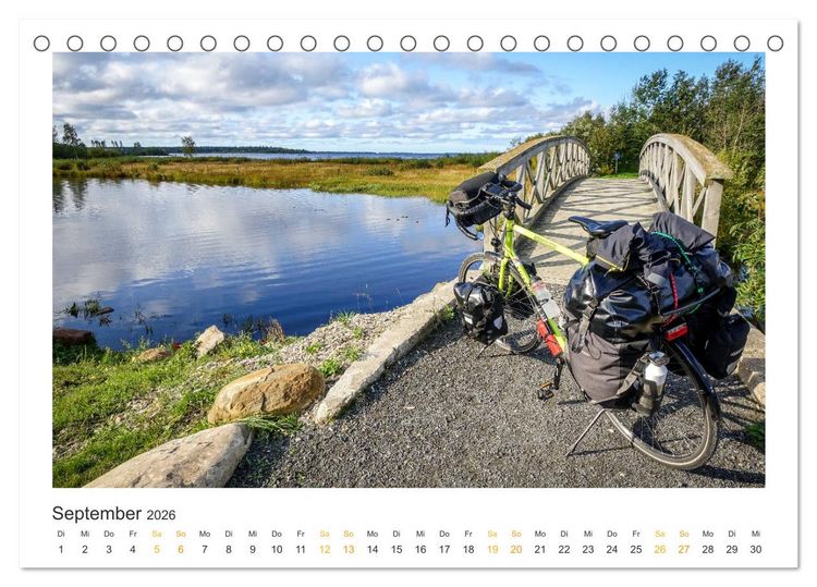Produktbild: Radreisegl&uuml;ck Ostsee (Tischkalender 2026 DIN A5 quer), CALVENDO Monatskalender