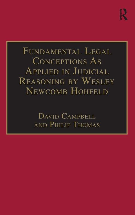 Produktbild: Fundamental Legal Conceptions As Applied in Judicial Reasoning by Wesley Newcomb Hohfeld