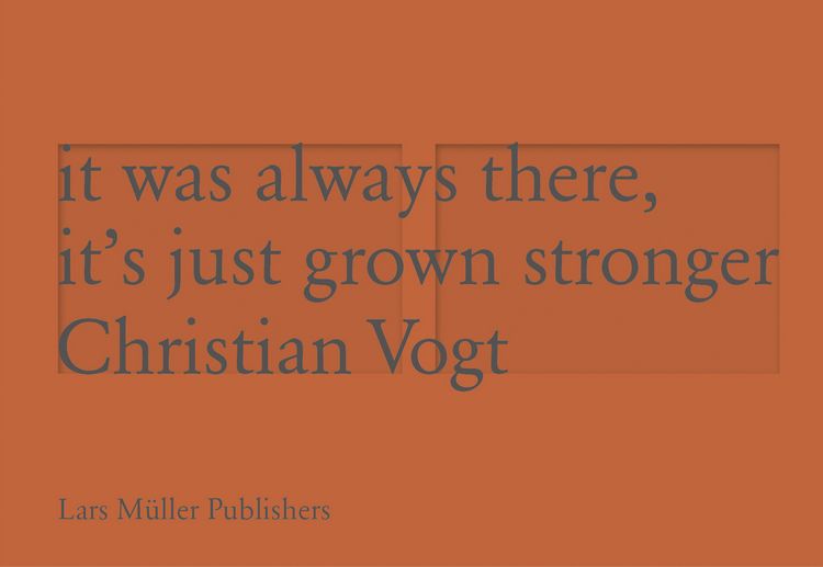 Produktbild: It was always there, it's just grown stronger