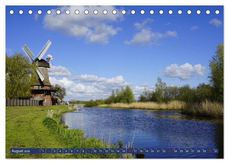 Produktbild: Sch&ouml;nes Ammerland (Tischkalender 2026 DIN A5 quer), CALVENDO Monatskalender