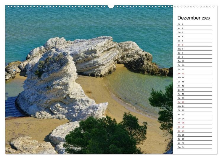 Produktbild: Apulien (hochwertiger Premium Wandkalender 2026 DIN A2 quer), Kunstdruck in Hochglanz