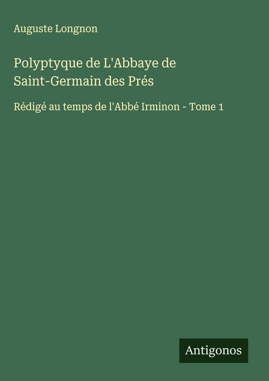 Produktbild: Polyptyque de L'Abbaye de Saint-Germain des Pr&eacute;s
