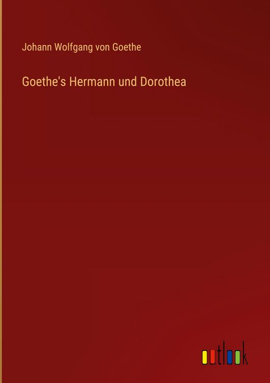 Produktbild: Goethe's Hermann und Dorothea