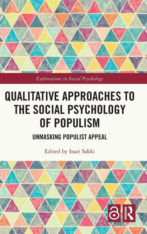 Produktbild: Qualitative Approaches to the Social Psychology of Populism