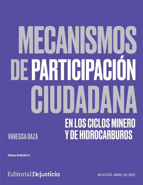 Produktbild: Mecanismos de participaci&oacute;n ciudadana en los ciclos minero y de hidrocarburos