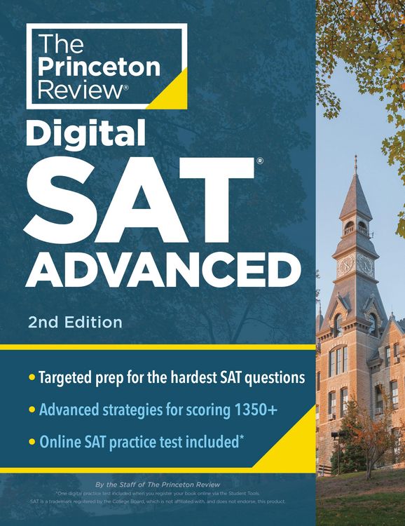 Produktbild: Princeton Review Digital SAT Advanced, 2nd Edition
