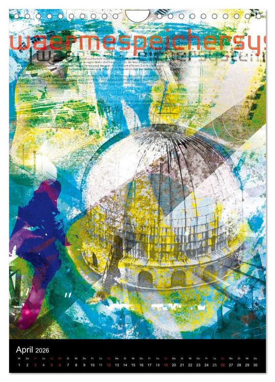 Produktbild: reflections (Wandkalender 2026 DIN A4 hoch), CALVENDO Monatskalender