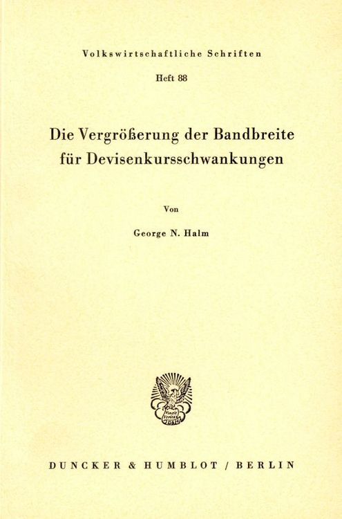 Produktbild: Die Vergr&ouml;&szlig;erung der Bandbreite f&uuml;r Devisenkursschwankungen.