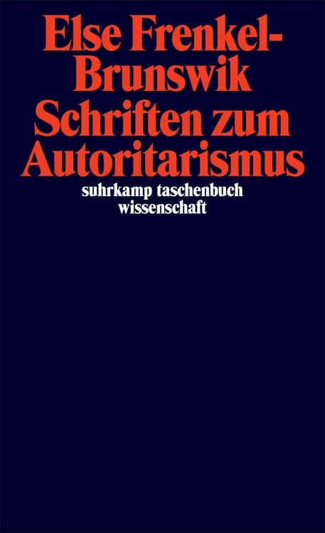 Produktbild: Schriften zum Autoritarismus