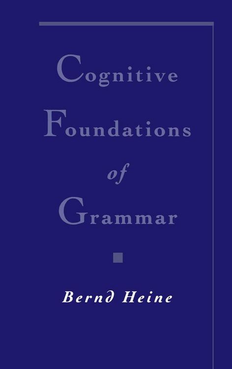 Produktbild: Cognitive Foundations of Grammar