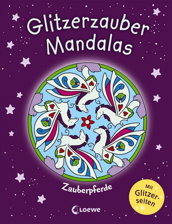 Produktbild: Glitzerzauber-Mandalas - Zauberpferde