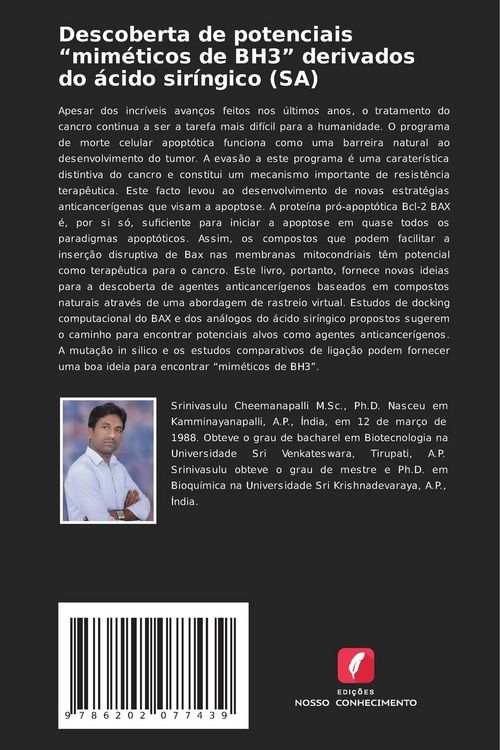 Produktbild: Descoberta de potenciais "mim&eacute;ticos de BH3" derivados do &aacute;cido sir&iacute;ngico (SA)