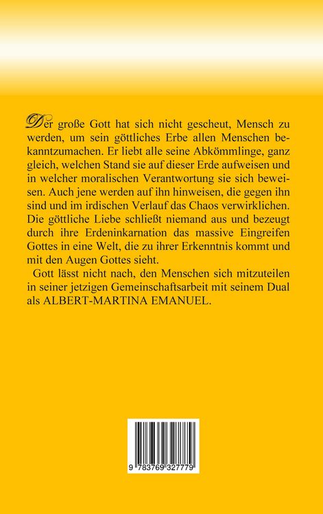 Produktbild: Albert-Martina Emanuel - Die g&ouml;ttliche Inkarnation auf Erden