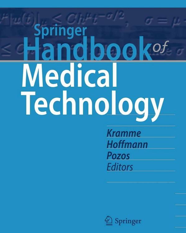 Produktbild: Springer Handbook of Medical Technology