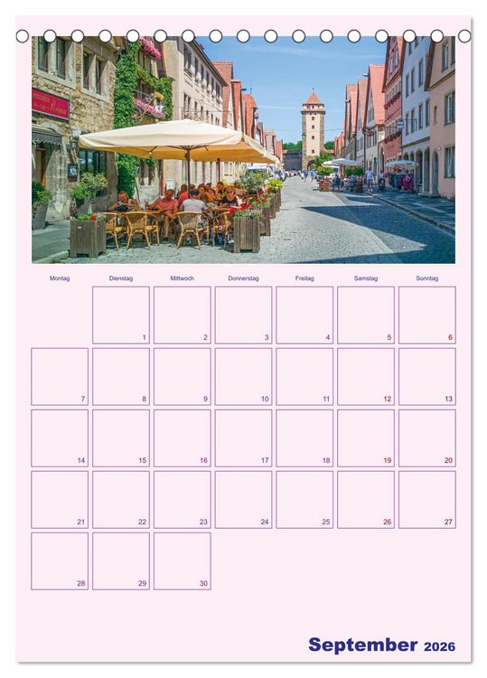Produktbild: Rund um Bayern (Tischkalender 2026 DIN A5 hoch), CALVENDO Monatskalender