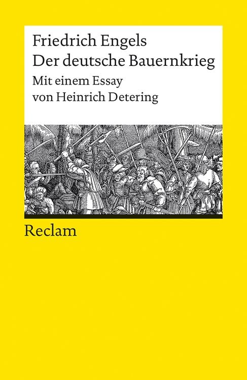 Produktbild: Der deutsche Bauernkrieg. Mit einem Essay von Heinrich Detering