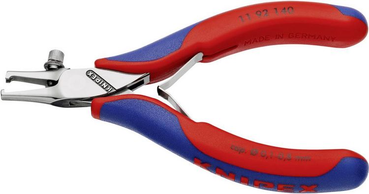 Produktbild: Knipex 11 92 140 Abisolierzange 0.1 bis 0.8mm