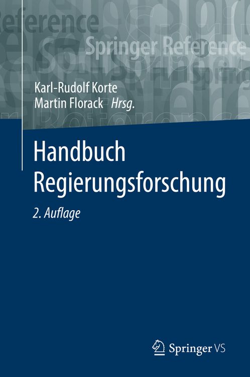 Produktbild: Handbuch Regierungsforschung