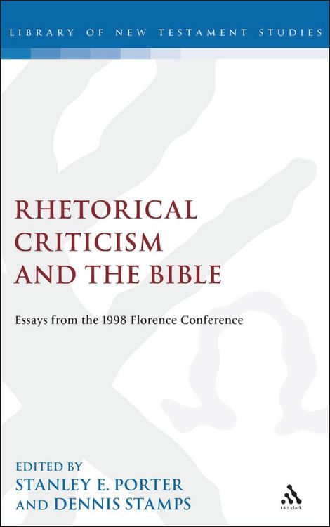Produktbild: Rhetorical Criticism and the Bible