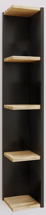 Produktbild: Holz Stand Regal Aufbewahrung Deko Eckregal Honsa
