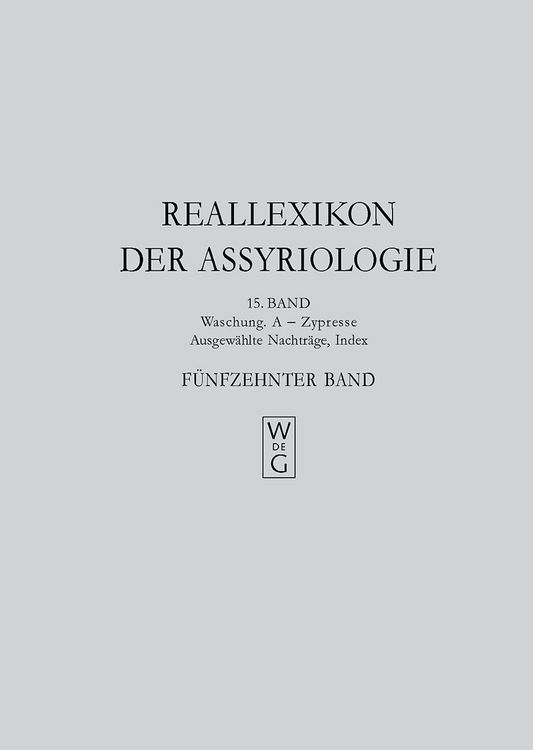 Produktbild: lWaschung. A - Zypresse, Nachtr&auml;ge, Index