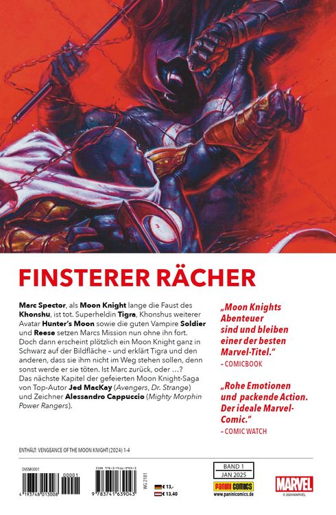 Produktbild: Die Rache von Moon Knight