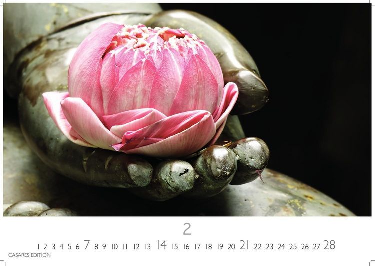 Produktbild: Buddhas Kalender 2027 &ndash; Wandkalender | Fotokalender Asien 24x35cm -Spirituelle Abbildungen Buddhas | Perfekt f&uuml;r Meditation & Raumdekoration