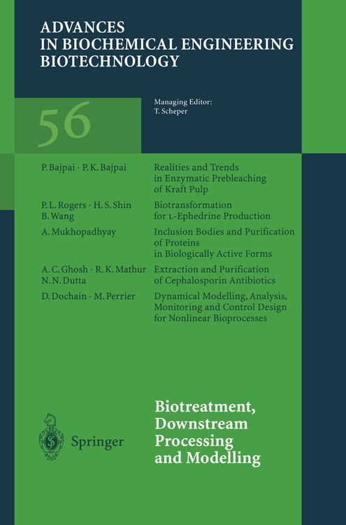 Produktbild: Biotreatment, Downstream Processing and Modelling