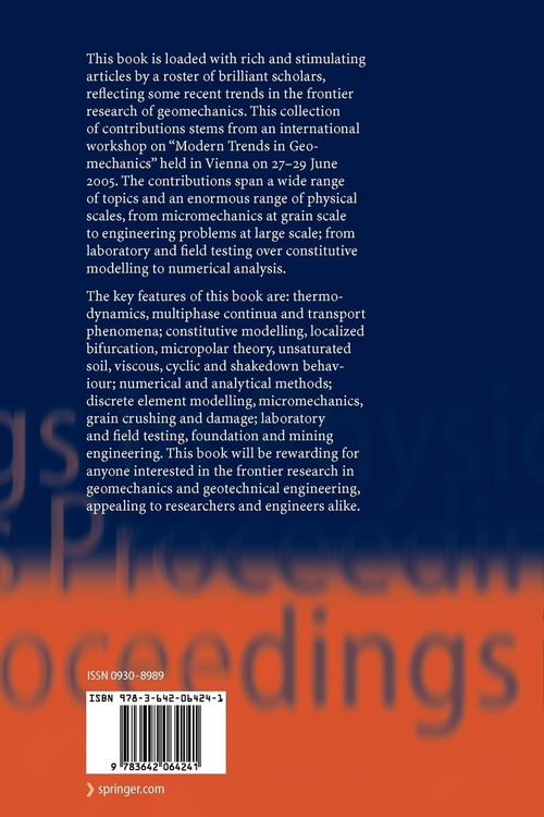 Produktbild: Modern Trends in Geomechanics