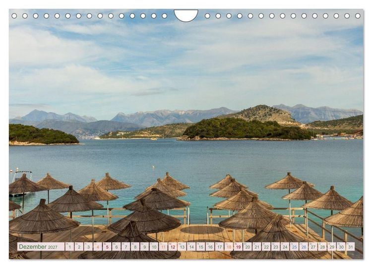 Produktbild: Reisen durch Albanien - Magische Landschaften zwischen Bergen und Meer (Wandkalender 2027 DIN A4 quer), CALVENDO Monatskalender
