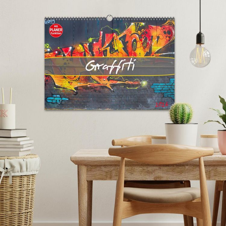 Produktbild: Graffiti (Wandkalender 2026 DIN A3 quer), CALVENDO Monatskalender
