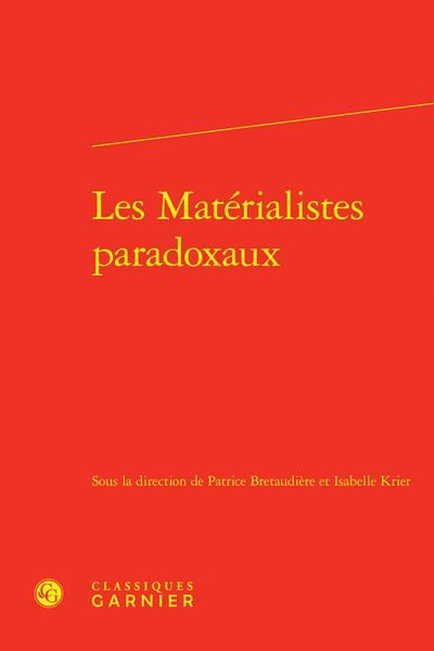 Produktbild: Les Materialistes Paradoxaux