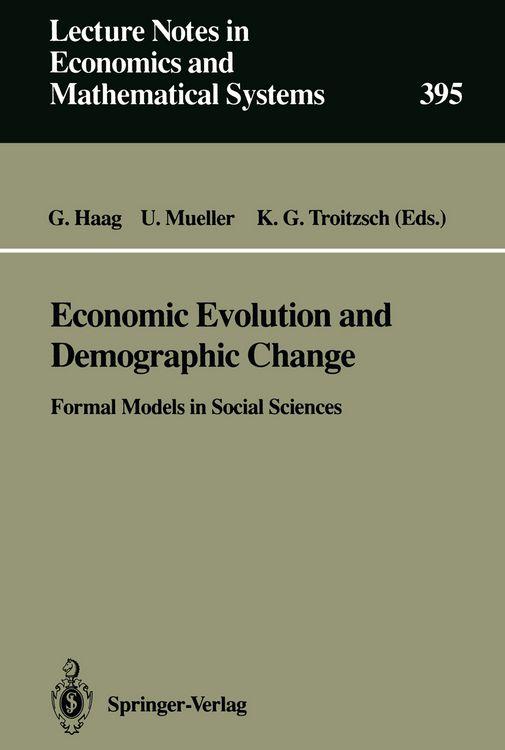 Produktbild: Economic Evolution and Demographic Change