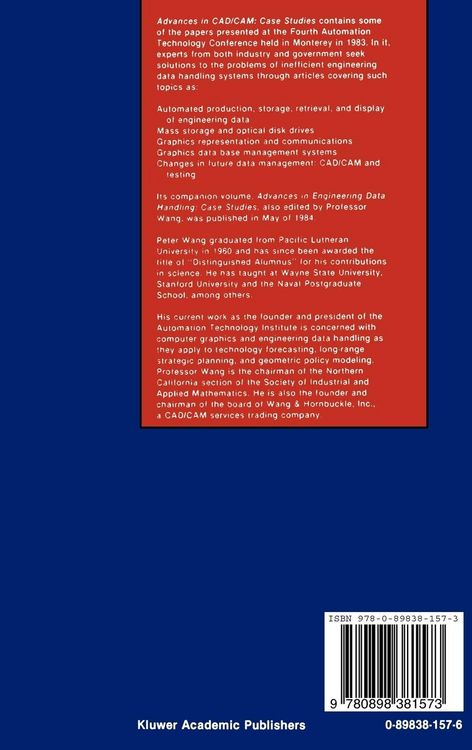 Produktbild: Advances in CAD/CAM