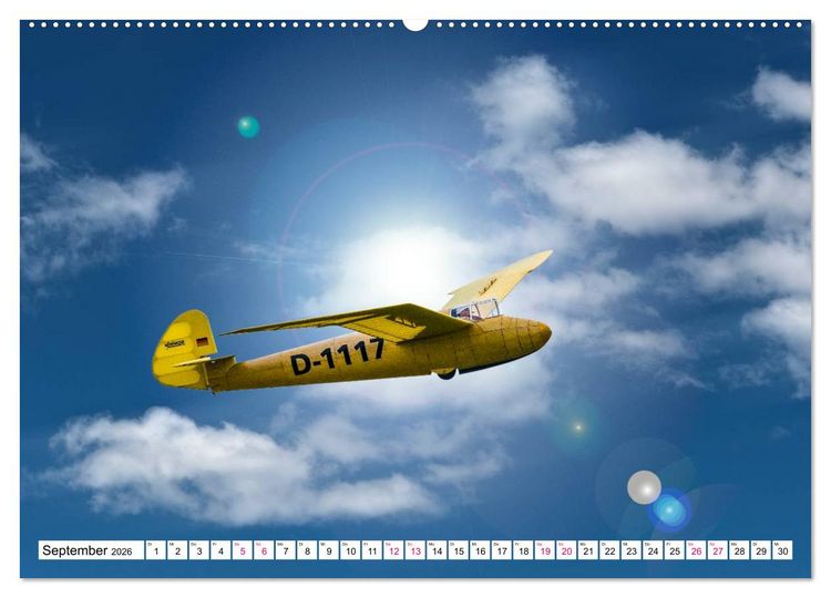 Produktbild: Modellflug in Szene gesetzt (Wandkalender 2026 DIN A2 quer), CALVENDO Monatskalender