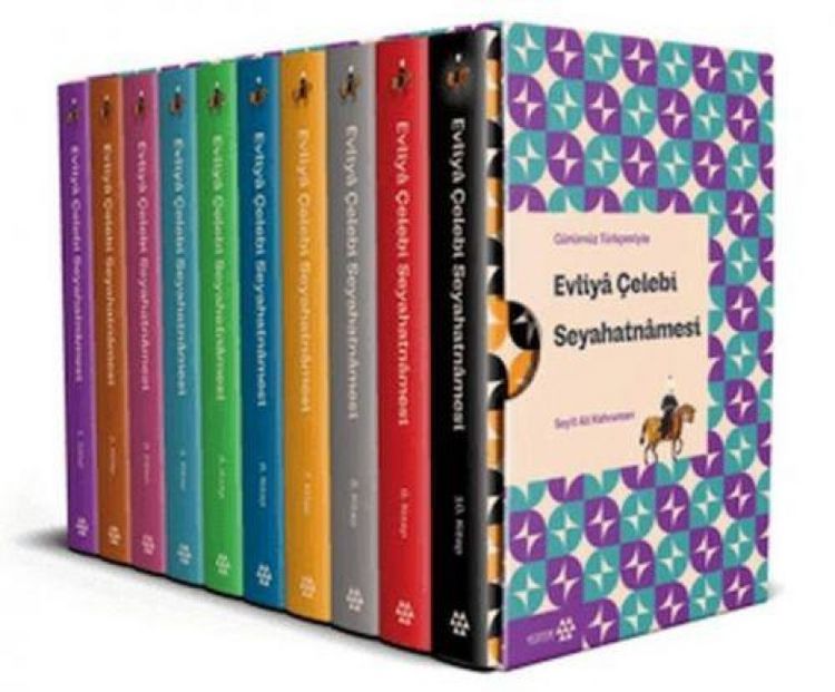Produktbild: G&uuml;n&uuml;m&uuml;z T&uuml;rkcesiyle Evliya Celebi Seyahatnamesi 10 Kitap Takim